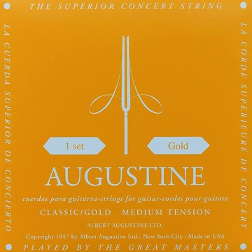 AUGUSTINE Classic Gold 奧古斯丁 經典金 古典吉他弦