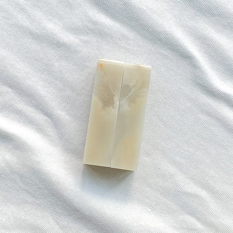 愛你一萬年 / 寶泥齋客製結婚/情人對章 - 精品老撾石