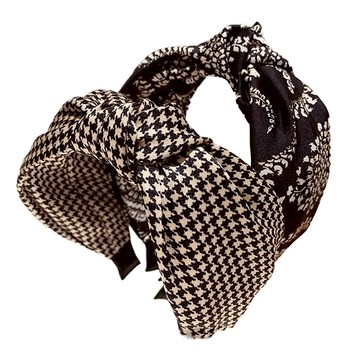 CT COMPANY 女款頭巾髮帶2件組  黑色