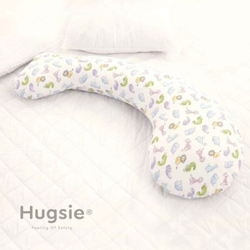 Hugsie 美國棉設計款孕婦枕/孕婦舒壓側睡枕【防螨款】動物塗鴉★愛兒麗婦幼用品★