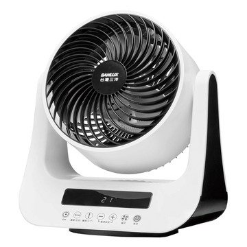 SANLUX 台灣三洋 8吋靜音節能 DC智慧循環扇 8段風速 ECO節能溫控 3D自動擺頭  SEF-GA08  1個