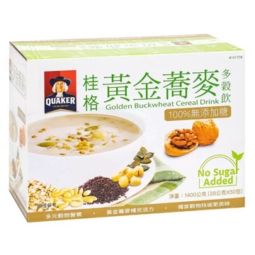 【啾啾蛋小舖】單包售/散裝。桂格QUAKER。黃金蕎麥多穀飲 28g/包。好市多COSTCO