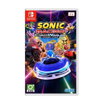 Switch 索尼克賽車 交叉世界 中文版 預計2025/09/25發售
