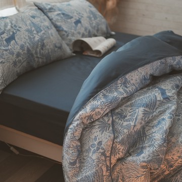 棉床本舖｜麋霧青森 ❱ 100s萊賽爾天絲™-床包 - 單售/兩用被