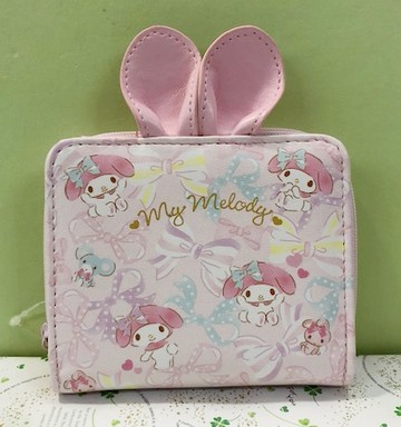 【震撼精品百貨】My Melody_美樂蒂~美樂蒂短夾/皮夾-耳朵#44928