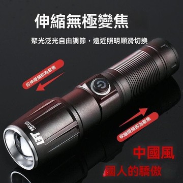 （爆款熱賣）（國際精品）【公司貨】手電筒 強光手電筒 充電手電筒 超亮遠射 戶外手電筒 小手電 超亮 遠射 家用充電多功能 便攜式手電筒