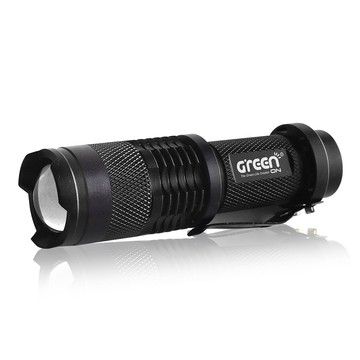 【GREENON】迷你強光變焦手電筒(GSL-80) 筆夾式手電筒