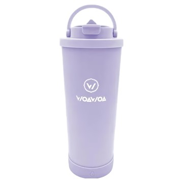 WOAWOA 陶瓷不鏽鋼手提保溫杯 香芋紫  710ml  1入  710