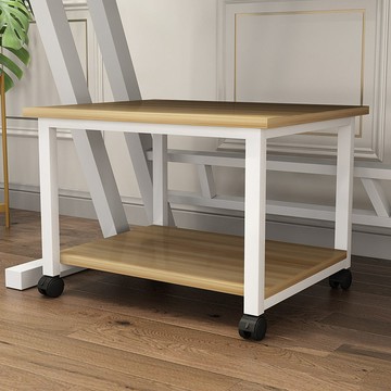 打印機架 置物架 辦公收納架 桌下打印機架子移動小冰箱底架復印機放置架落地多功能帶輪置物架0522