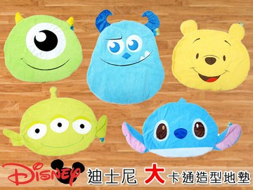 UNIPRO 迪士尼授權 造型地墊 大 怪獸大學 毛怪 大眼怪 小熊維尼 史迪奇 三眼怪 寵物墊 地毯