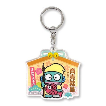 【震撼精品百貨】Hangyodon Sanrio 河童~日本三麗鷗SANRIO 人魚漢頓七福神壓克力鑰匙圈-惠比壽*27026