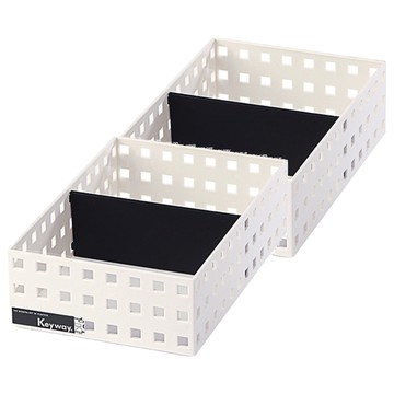 KEYWAY 聯府 好學4號積木籃附隔板  白色  2個