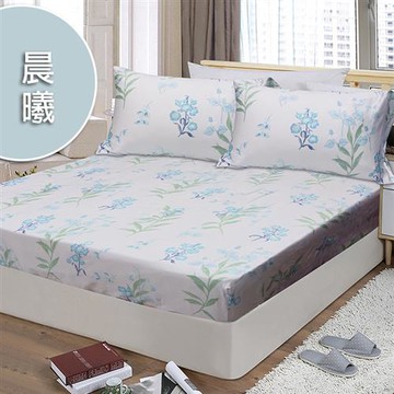 【FITNESS費尼斯】100%純天絲頂級60S三件式床包組（雙人）-晨曦_廠商直送