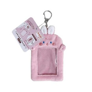 【100 Life Japan Can Do】兔子造型卡夾鑰匙圈(偶像應援)(1入)