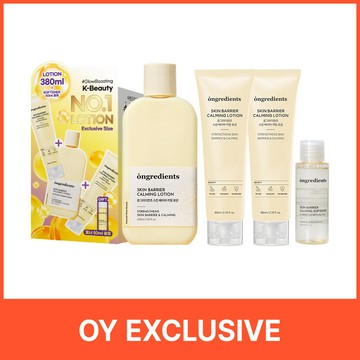ongredients Skin Barrier Calming Large Size Set (Lotion 380ml+Softener 50ml)
