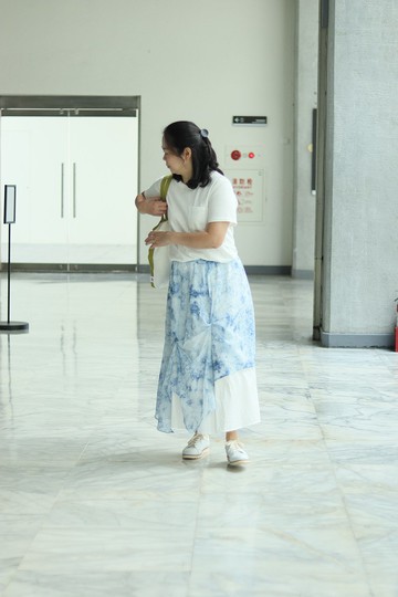 夢幻泡影-法式雙層裙 (環保數位印花)