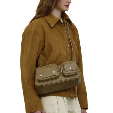 韓國製 MUR Cargo 手袋/單肩包/手提袋 (Ash Brown)