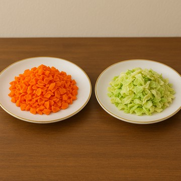 「吃得到的脆與甜｜泡熱水就能還原的乾燥蔬菜」乾燥高麗菜 乾燥紅蘿蔔 防災食品 登山食品 露營食品 高麗菜 紅蘿蔔