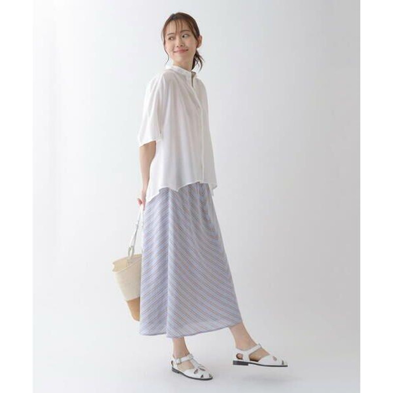 HIROKO BIS / ヒロコビス ストライプデザインフレアスカート | LINE