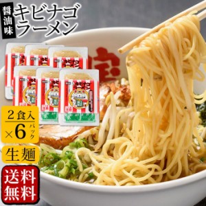  ギフト キビナゴラーメン 生麺 12食 (2食入り×6パック) お土産 鹿児島