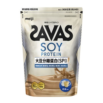 meiji 明治 SAVAS 大豆蛋白粉 奶茶口味  900g  1包