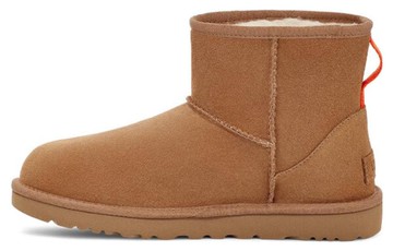WMNS UGG CLASSIC MINI SIDE LOGO CHESTNUT ORANGE