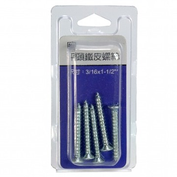 599平頭鐵皮螺絲3/16x1-1/2"