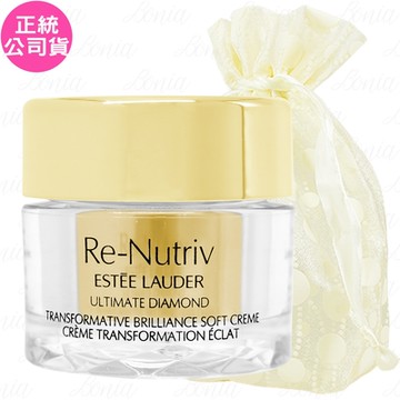 ESTEE LAUDER 雅詩蘭黛 白金級黑鑽松露逆時煥顏霜(7ml)旅行袋組(公司貨)