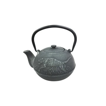 鑄鐵壺 龍文堂南部鐵器 虎相鐵瓶1.0L(LH-1.0L)