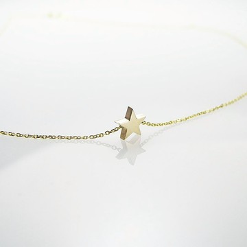 正14K金 星星 項鏈