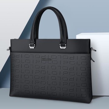 英皇保羅男士公文包出差電腦包高級感商務手提包男款單肩斜跨包包