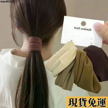 🌺限時低價🌺 台 高彈力無縫皮筋女紮頭髮圈頭飾超寬麵膜肌頭繩新款高馬尾發繩