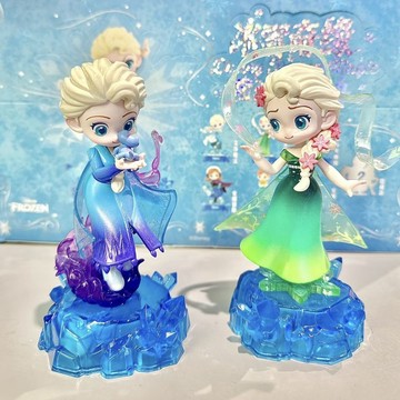 【臺灣-出貨】冰雪奇緣魔法盲盒艾莎安娜公主周邊手辦玩偶兒童女孩玩具禮物擺件