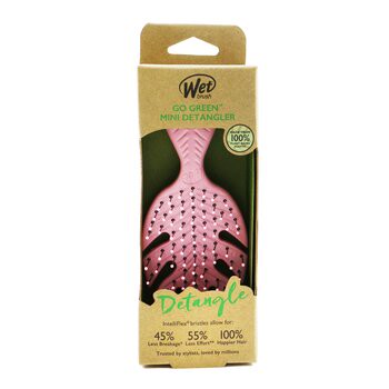 Wet Brush Wet Brush Go Green 迷你順髮梳 - # 粉紅色 1pc-梳子