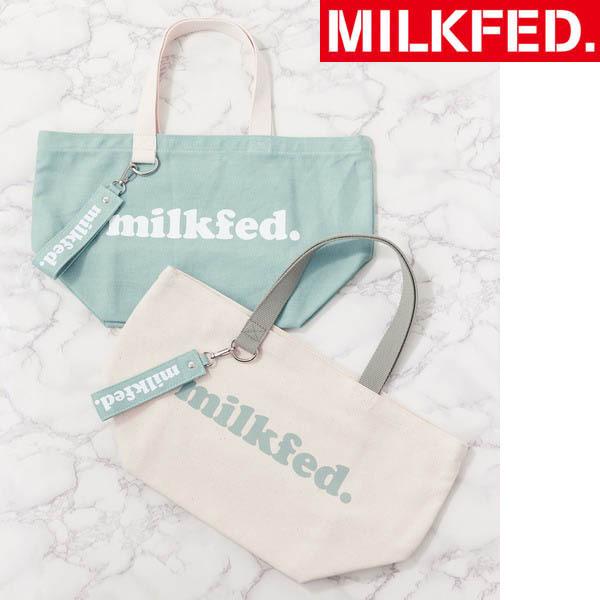 驚きの価格が実現！ ミルクフェド MILKFED. トートバッグ ノベルティ マザーズバッグ ロゴ