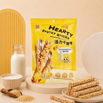 【永禎】活力千層棒-糙米牛奶 | 奶素 素食 獨立包裝 團購熱銷