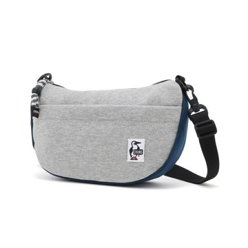 CHUMS Mini Banana Shoulder Sweat Nylon肩背包 灰/藍 CH603609G019