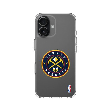 iPhone 17 Clear Case（相機按鈕） 透明 - NBA - Logo-丹佛金塊 Denver Nuggets