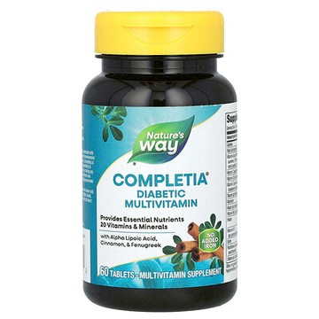 Nature's Way, Completia，糖代謝病患者多維生素，60 片