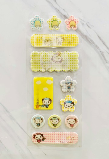 【震撼精品百貨】Chocopanda 麵包師傅廟會園丁熊貓~日本sanrio三麗鷗 麵包師傅廟會園丁熊貓貼紙*18389