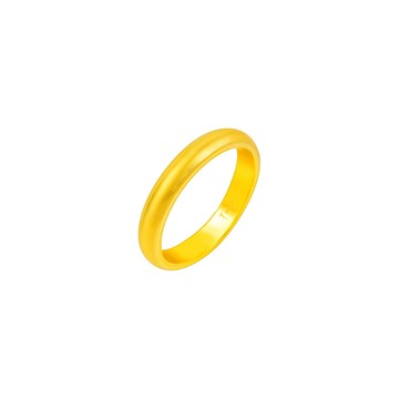 Just Gold 雋藏 金絲雅韻 黃金戒指