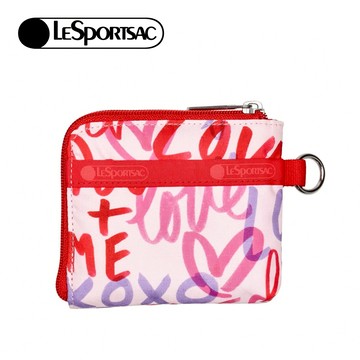 |快速出貨|Lesportsac Slim Wallet 極簡輕薄錢包/ 愛情便條手繪風