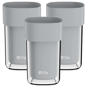 中國 Life 戶外旅行露營收納牙刷杯  灰色  3個  300g