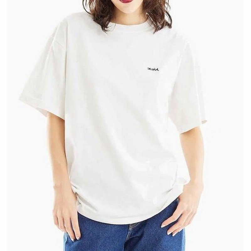 エックスガール X-girl FACE S/S TEE フェイス 定番 シンプル ロゴ バックプリント 半袖 Tシャツ レディース ストリート ブランド 新品 正規品 エックスガール X-GIRL FACE S/S TEE フェイス Tシャツ 半袖