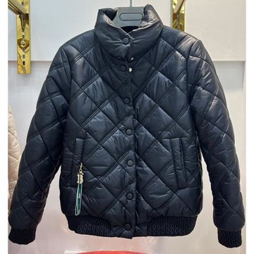 輕薄棉服媽媽秋冬外套中年女冬裝上衣2024新款小個子中老年短棉衣