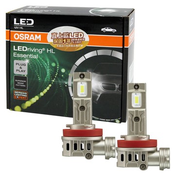 OSRAM LED直上歐 H8/H9/H11/H16 汽車大燈/直上型燈泡6000K/冷白光 公司貨(2入)