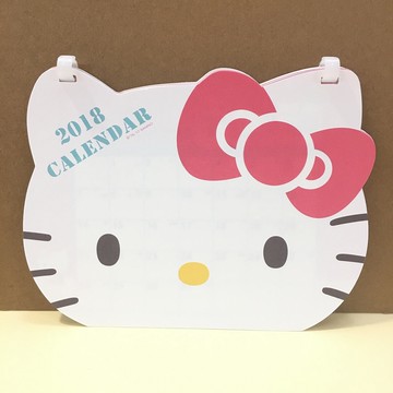 【震撼精品百貨】2018年曆~Hello Kitty 2018 造型小月曆