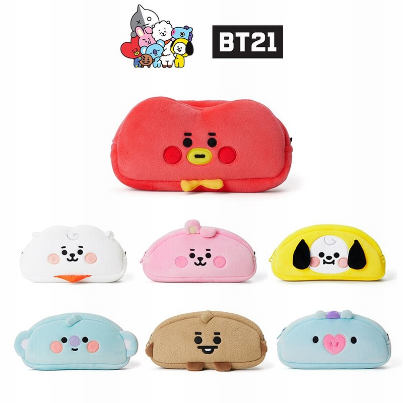Bt21 ベビー フェース人形 ペンケース 縫ぐるみ人形 筆箱 ポーチ Bt21 Baby Doll Pen Case 7種 Line Friends 公式 通販 Lineポイント最大1 0 Get Lineショッピング