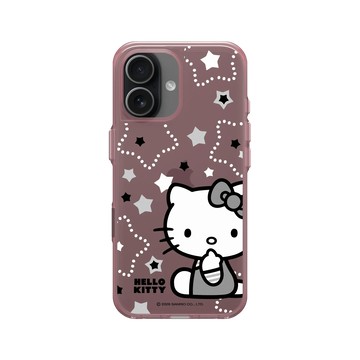 iPhone 17 Clear (相機按鈕) 晶醺玫 - 三麗鷗-Hello Kitty - 簡約系列-星光閃爍