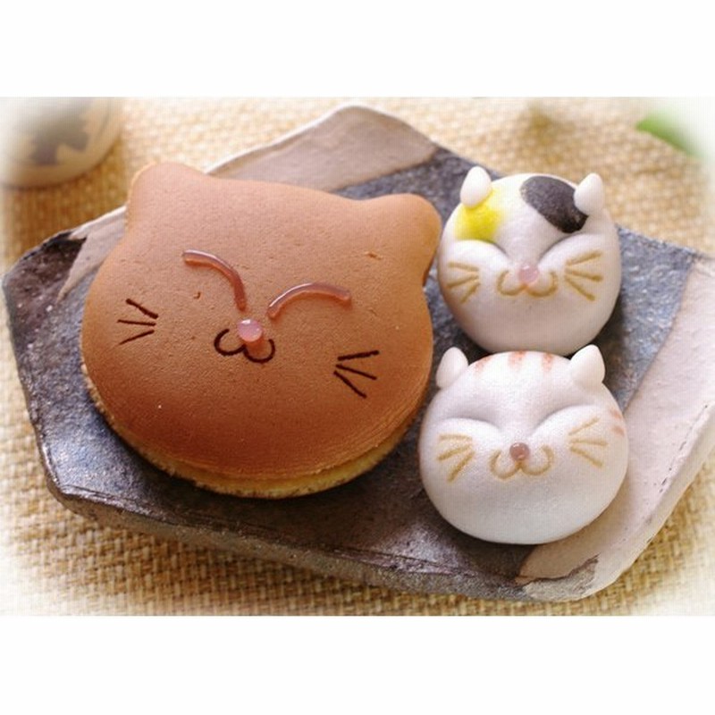 憧れ お祝い 猫の日 プチギフト ねこ 引菓子 お返し 猫どら焼き白あん どらやき 手